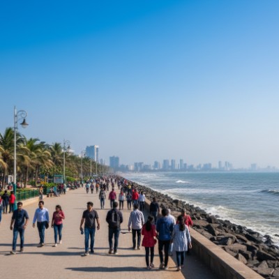 Carter Road Promenade, Mumbai